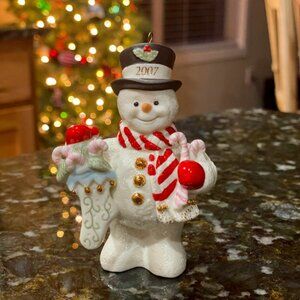 2007 Lenox Snowman Ornament